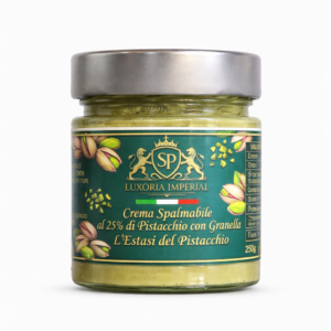 Crema Spalmabile al 25% di Pistacchi con granella